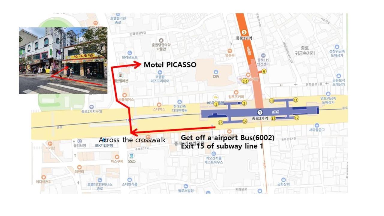 Picasso Motel Seoul Exterior photo